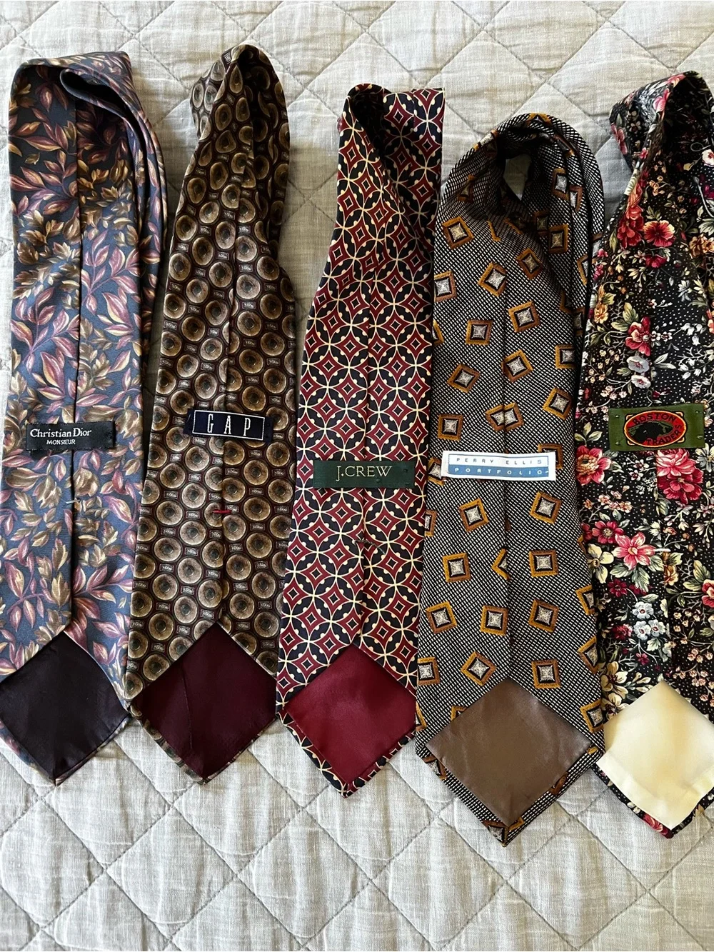 Men's Floral & Geometric Tie Assortment - Mixed Colors